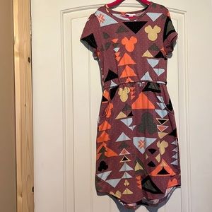 LuLaRoe Mae dress Minnie Disney sz 12